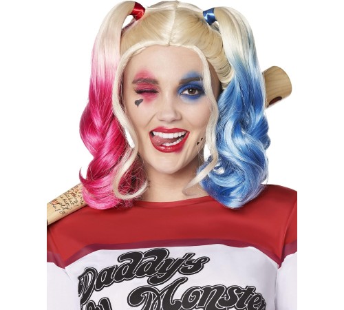 Suicide Squad Harley Quinn Kostüm Peruk Suicide Squad Harley Quinn Kostüm Peruk