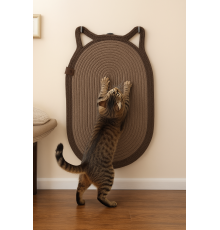 Mikopet Dekoratif Kedi Kulaklı Tırmalama Paspası