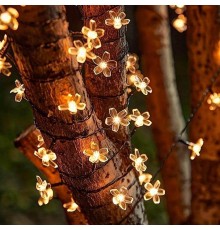 Solar 5m 50 Led Papatya Gün Işığı 8 Fonksiyonlu