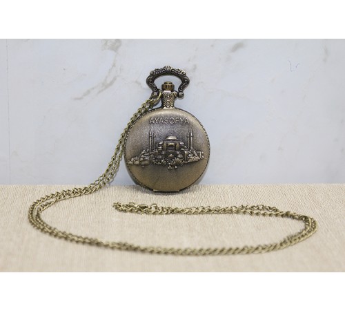 Ayasofya Tasarımlı Köstekli Saat Ayasofya Tasarımlı Köstekli Saat