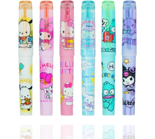 6'lı Fosforlu Kalem Seti - Hello Kitty Kuromi ve Arkadaşları 6'lı Fosforlu Kalem Seti - Hello Kitty Kuromi ve Arkadaşları