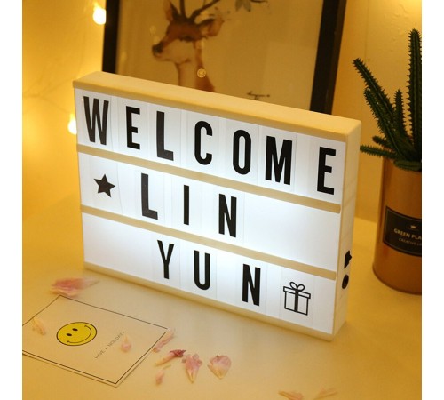 A5 Led Işıklı Yazı Panosu Lightbox A5 Led Işıklı Yazı Panosu Lightbox