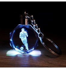 Futbolcu Tasarımlı Işıklı Anahtarlık
