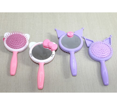 Kuromi, Hello Kitty Karışık Aynalı Tarak Kuromi, Hello Kitty Karışık Aynalı Tarak