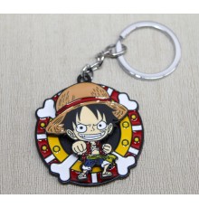 Metal Dönen Luffy Anahtarlık