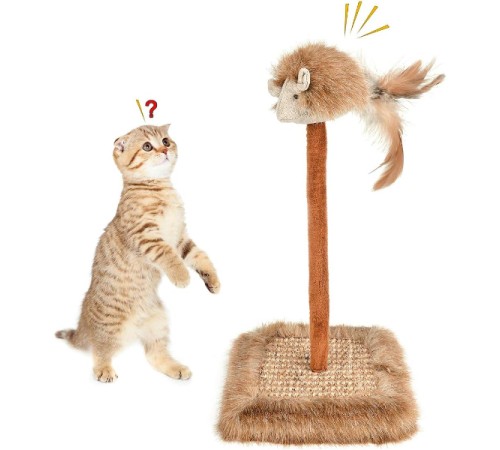 Sesli Oyuncaklı Kedi Tırmalama Tahtası Sesli Oyuncaklı Kedi Tırmalama Tahtası