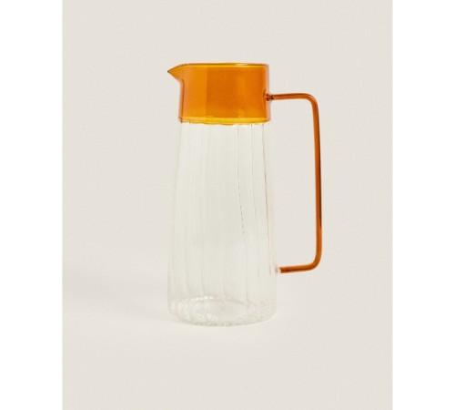 Turuncu Detaylı Cam Sürahi 1600 ml Turuncu Detaylı Cam Sürahi 1600 ml