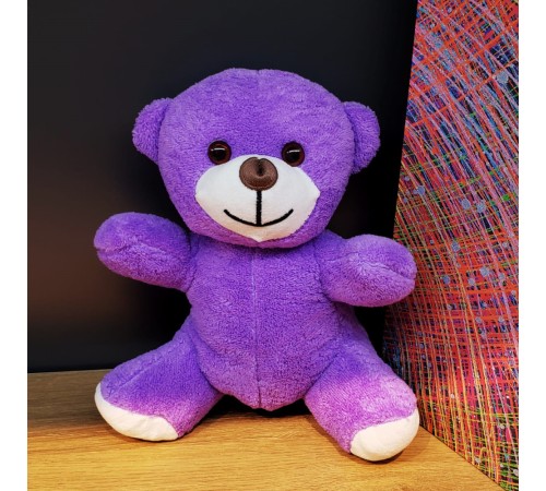 Mor Peluş Oyuncak Ayıcık Mor Peluş Oyuncak Ayıcık