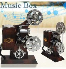 Film Makinesi Tasarımlı Müzik Kutusu