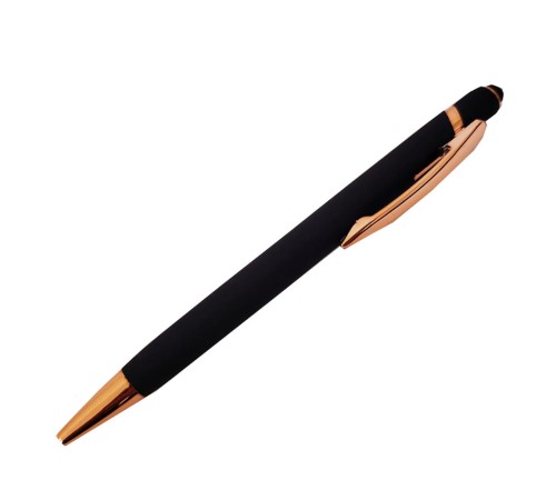 Siyah Tükenmez Rubber Kalem Touchpen Siyah Tükenmez Rubber Kalem Touchpen