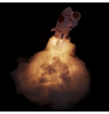 Kendin Yap Uçan Astronot Tasarımlı Gece Lambası