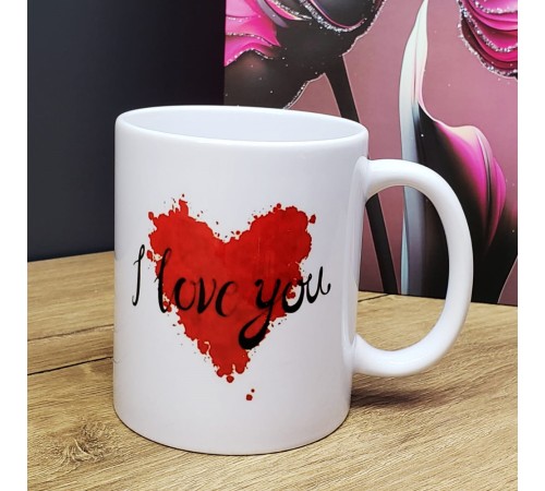 I Love You Tasarımlı Kupa Bardak I Love You Tasarımlı Kupa Bardak