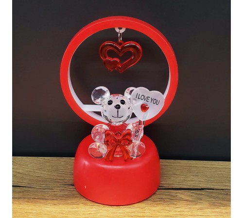 Işıklı Kırmızı I Love You Ayıcık Işıklı Kırmızı I Love You Ayıcık
