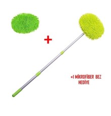 Yedek Bezli Mikrofiber Araba Yıkama Fırçası