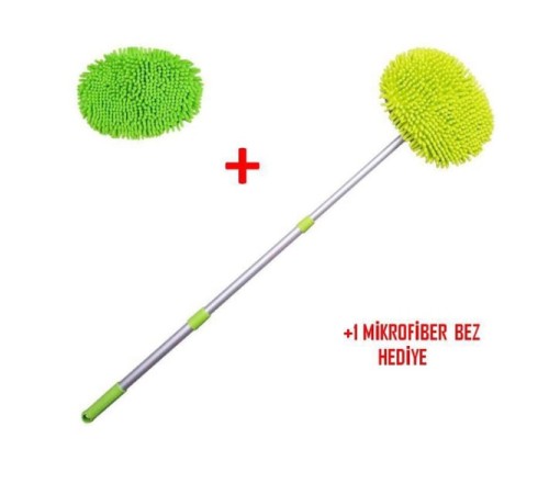 Yedek Bezli Mikrofiber Araba Yıkama Fırçası Yedek Bezli Mikrofiber Araba Yıkama Fırçası