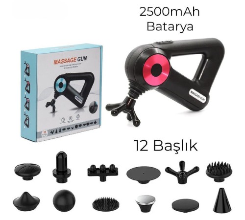 12 Başlıklı Masaj Aleti 12 Başlıklı Masaj Aleti