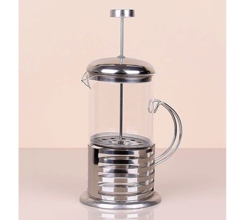 Çelik Kulplu Cam French Press - 350 ml Çelik Kulplu Cam French Press - 350 ml