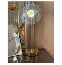 Çiçek Tasarımlı LED Masa Lambası