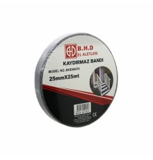 Kaydırmaz Siyah Bant 25 mm X 25 mt