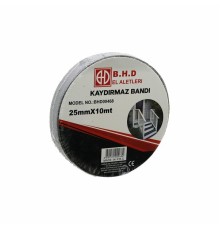 Kaydırmaz Siyah Bant 25 mm X 10 mt