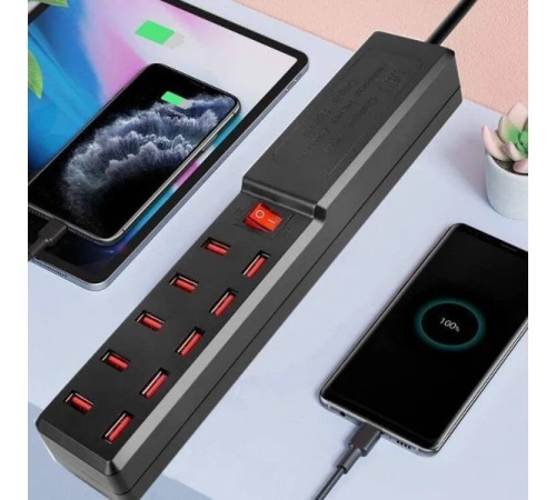 10 Portlu USB Şarj Adaptörü 10 Portlu USB Şarj Adaptörü