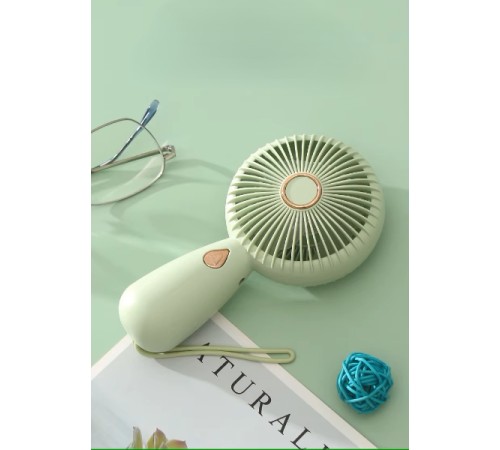 Minimalist Tasarım Işıklı Şarjlı El Fanı Minimalist Tasarım Işıklı Şarjlı El Fanı