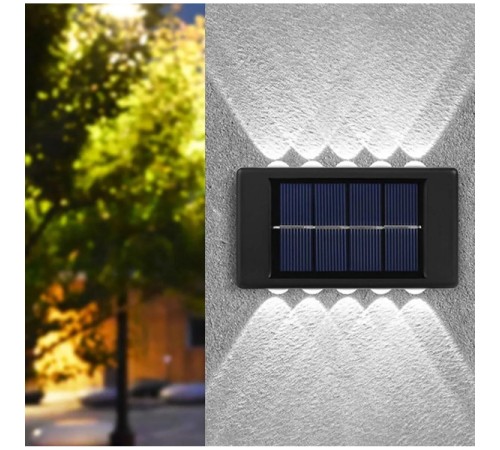 10 Ledli Solar Bahçe Dış Mekan Duvar Aydınlatması 2'li Set 10 Ledli Solar Bahçe Dış Mekan Duvar Aydınlatması 2'li Set