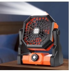 Mini Şarjlı Ledli Kare Fan