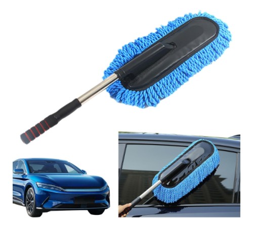 Teleskopik Mikrofiber Araç Yıkama Fırçası