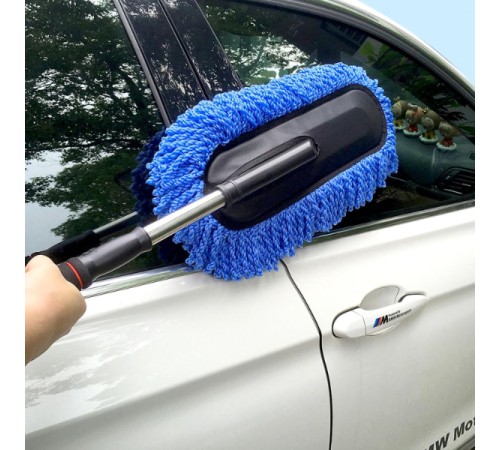 Teleskopik Mikrofiber Araç Yıkama Fırçası