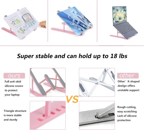 Ayarlanabilir Laptop Standı 7 Kademe Ayarlanabilir Laptop Standı 7 Kademe