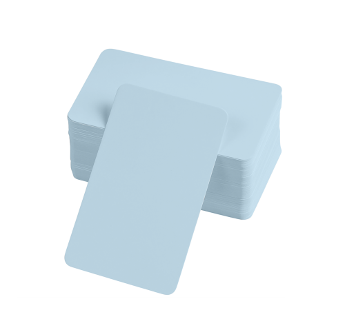 Boş Kelime Kartları 5x8 cm - 50 Adet Oval Kenarlı | Tabu & Not Kartları - Mavi Boş Kelime Kartları 5x8 cm - 50 Adet Oval Kenarlı | Tabu & Not Kartları - Mavi