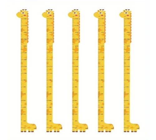 Sevimli Sarı Zürafa Boy Ölçüsü Sticker Sevimli Sarı Zürafa Boy Ölçüsü Sticker