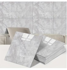 Gri Mermer Desen Duvar Sticker (30x30)