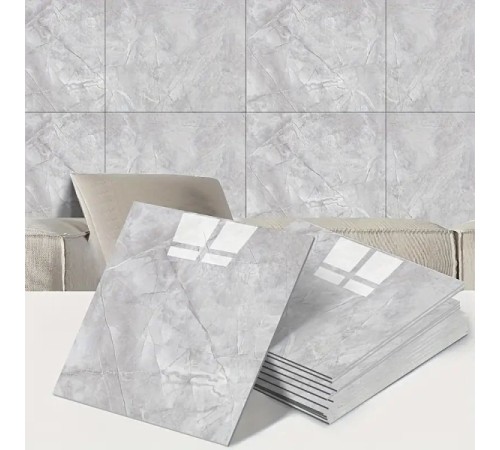 Gri Mermer Desen Duvar Sticker (30x30) Gri Mermer Desen Duvar Sticker (30x30)