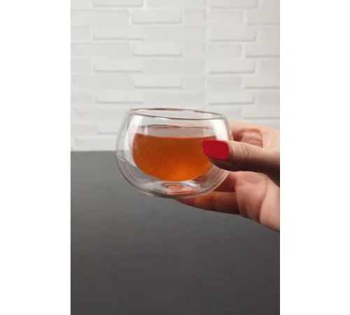 Çift Cidarlı Cam Reçellik 6 Adet Çift Cidarlı Cam Reçellik 6 Adet