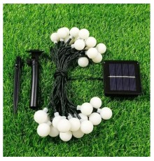 Solar 5m 28 Led Top RGB Siyah Kablolu