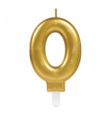 0 Rakam Mum Gold Renk