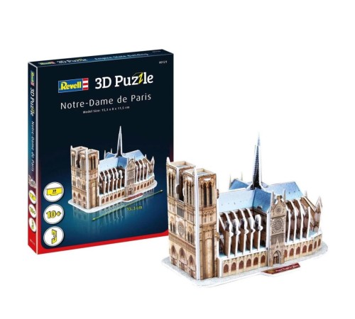 00121 Revell 3D Puzzle Notre Dame Katedrali 39 parça 00121 Revell 3D Puzzle Notre Dame Katedrali 39 parça