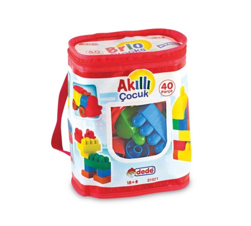 01021 Dede, Akıllı Çocuk Blokları 40 Parça