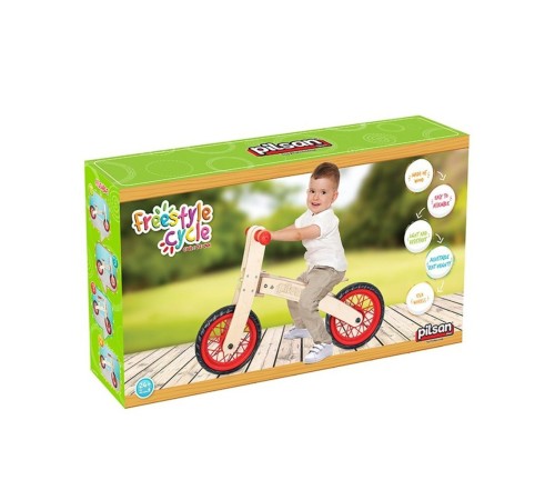02 001 Pilsan Freestyle Cycle - Ahşap Bisiklet Pedalsız / +24 ay 02 001 Pilsan Freestyle Cycle - Ahşap Bisiklet Pedalsız / +24 ay