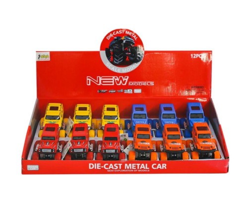 02062-FY6018G-12D Çek Bırak Metal Araba -Asya Oyuncak 02062-FY6018G-12D Çek Bırak Metal Araba -Asya Oyuncak