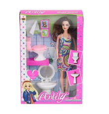 02443 Anlily Klozetli Lavabolu Bebek -Oydaş Oyuncak