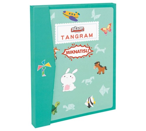 03 569 Ahşap Manyetik Tangram -Pilsan Oyuncak 03 569 Ahşap Manyetik Tangram -Pilsan Oyuncak