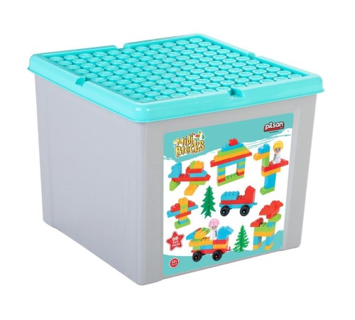 03 592 Midi Blok Seti 98 Parça 9 Litre Saklama Kabı -Pilsan Oyuncak 03 592 Midi Blok Seti 98 Parça 9 Litre Saklama Kabı -Pilsan Oyuncak
