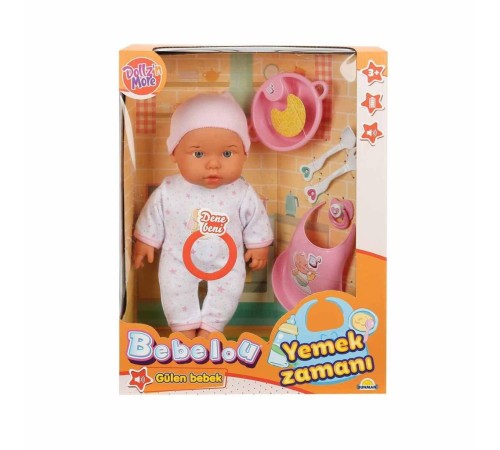 030021 Sunman, Bebelou Yemek Zamanı Sesli Bebek Seti 35 cm / +3 yaş 030021 Sunman, Bebelou Yemek Zamanı Sesli Bebek Seti 35 cm / +3 yaş