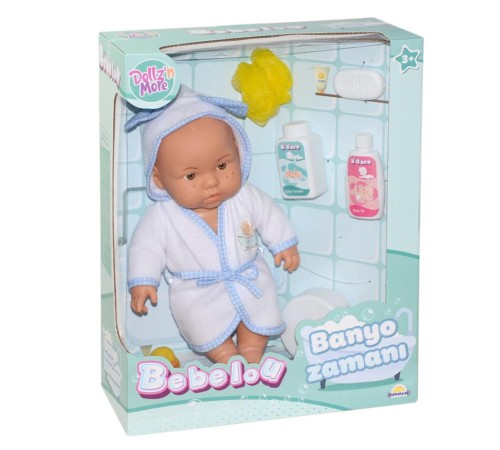 030031 Sunman, Bebelou Banyo Zamanı Bebek Seti, 35 cm / +3 yaş 030031 Sunman, Bebelou Banyo Zamanı Bebek Seti, 35 cm / +3 yaş