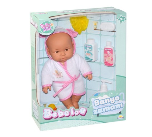 030031 Sunman, Bebelou Banyo Zamanı Bebek Seti, 35 cm / +3 yaş 030031 Sunman, Bebelou Banyo Zamanı Bebek Seti, 35 cm / +3 yaş