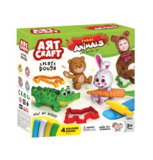 03697 Art Craft Eğlenceli Hayvanlar Hamur Set 200 gr