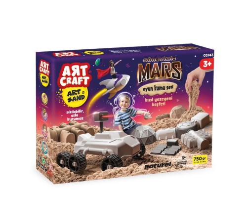03743 ARTCRAFT GÖREVİMİZ MARS OYUN KUM SET 750 GR 03743 ARTCRAFT GÖREVİMİZ MARS OYUN KUM SET 750 GR